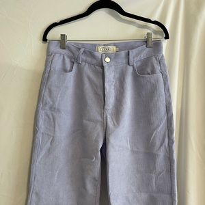 Lilac Corduroy Pants